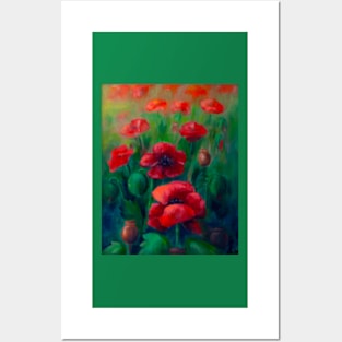 Poppy field Posters and Art